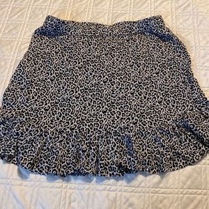 American Eagle Leopard Skirt